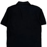 Kappa Polo Shirt - Large Black Cotton