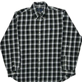 Performance Flannel Ralph Lauren Checked Flannel Shirt - 2XL Green Cotton