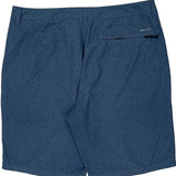 Quiksilver Shorts - 34W 9L Blue Polyester