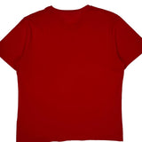 Tommy Hilfiger Striped T-Shirt - XL Red Cotton Blend