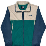 The North Face Fleece Jacket - Large Beige Polyester