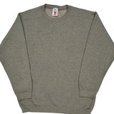 Blank Wilson Sweatshirt - Large Grey Cotton Blend