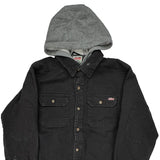 Age 10-12 Dickies Jacket - Large Black Cotton