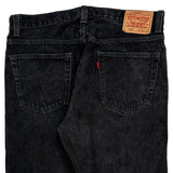 505 Levis Jeans - 36W 30L Black Cotton