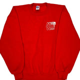Made In USA Russell Athletic College Sweatshirt - Large Red Cotton