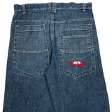 Mishka Nyc Denim Shorts - 36W 14L Blue Denim