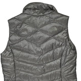 550 Fill The North Face Puffer Vest - Small Gray Polyester