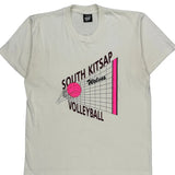 South Kitsap Wolves Volleyball Screen Stars Graphic T-Shirt - Large White Cotton Blend