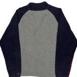 Tommy Hilfiger 1/4 Zip - Large Gray Cotton