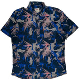 Levis Floral Short Sleeve Shirt - Medium Multicoloured Cotton