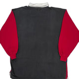 Robert Stock Striped Rugby Shirt - Large Black Cotton