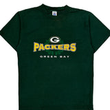 Green Bay Packers Logo Athletics Nfl T-Shirt - Large Green Cotton