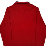 Polo By Ralph Lauren 1/4 Zip - XL Red Cotton