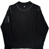 Kuhl Long Sleeve T-Shirt - Large Black Cotton