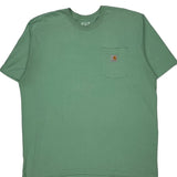 Carhartt T-Shirt - 2XL Green Cotton