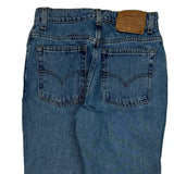 517 Levis Boot Cut Jeans - 28W US 4 Blue Cotton
