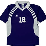 Number 18 Adidas Jersey - Medium Purple Polyester