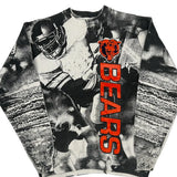 Bears Artex Aop Graphic Sweatshirt - Medium Black Cotton