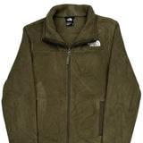 The North Face Fleece Jacket - Small Green Polyester