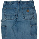 Carhartt Double Knee Carpenter Jeans - 34W 32L Blue Cotton