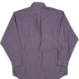 Yarmouth Ralph Lauren Checked Shirt - Large Purple Cotton
