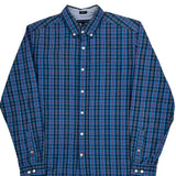 Tommy Hilfiger Checked Shirt - Medium Blue Cotton