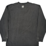 Large Graphic Print On Front Akademiks Graphic Long Sleeve T-Shirt - 2XL Black Cotton