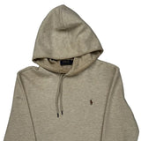 Polo By Ralph Lauren Hoodie - Small Beige Cotton