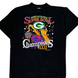 Green Bay Packers Logo 7 Nfl T-Shirt - XL Black Cotton