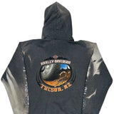 Tucson, Az Harley Davidson Graphic Hoodie - Large Gray Cotton Blend