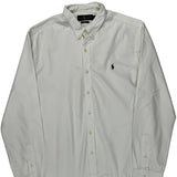 Ralph Lauren Slim Fit Shirt - XL White Cotton
