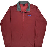 Patagonia 1/4 Zip Fleece - XL Red Polyester