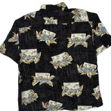 Campia Moda Floral Hawaiian Shirt - XL Black Viscose