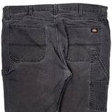 Dickies Carpenter Trousers - 38W 29L Grey Cotton Blend