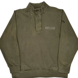 Nautica Collared Sweatshirt - XL Green Cotton
