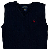 Age 5 Polo By Ralph Lauren Sweater Vest - XS Navy Cotton