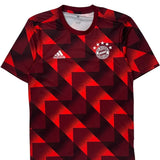 Bayern Munich Adidas 2022-23 Training Football Shirt - Small Red Polyester