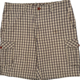 Timberland Checked Cargo Shorts - 36W 11L Multicoloured Cotton