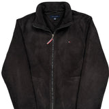 Tommy Hilfiger Fleece Jacket - Medium Black Polyester