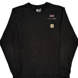 Carhartt Long Sleeve T-Shirt - Medium Black Cotton