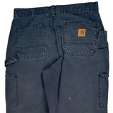 Carhartt Double Knee Carpenter Trousers - 30W 30L Blue Cotton