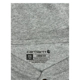 Carhartt Long Sleeve T-Shirt - 2XL Grey Cotton