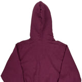 Reverse Weave Champion Hoodie - Small Purple Cotton