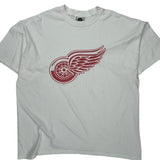 Detroit Red Wings Nhl Graphic T-Shirt - 3XL White Cotton