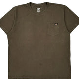 Dickies T-Shirt - 2XL Brown Cotton
