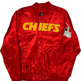 Kansas City Chiefs Nfl Football Bomber Jacket - Medium Red Polyester