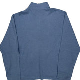 Polo By Ralph Lauren 1/4 Zip - Large Blue Cotton