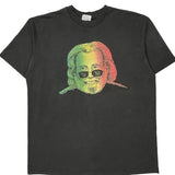 Jerry Garcia Hanes Single Stitch T-Shirt - XL Black Cotton Blend