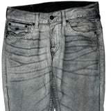 True Religion Contrast Stitch Jeans - 34W 29L Gray Cotton