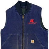 Carhartt Gilet - Medium Blue Cotton